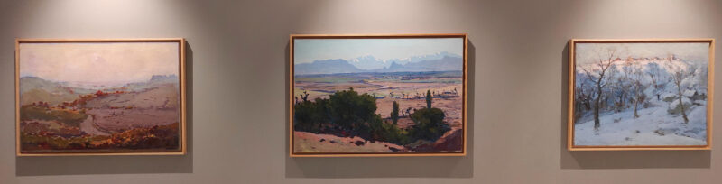 Урал Тансыкбаев. Осень.1961, Ферганская долина. 1963, Зима в Алма-Ата