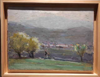 Урал Тансыкбаев. Пейзаж.1946