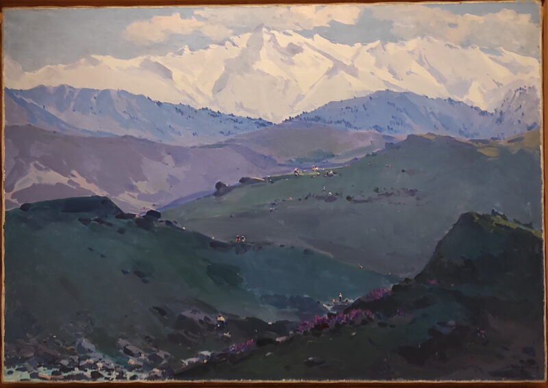 Урал Тансыкбаев. Пионерский лагерь.1963.jpg