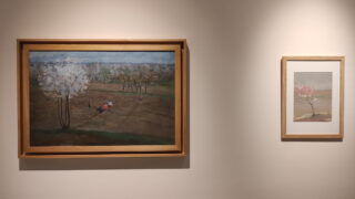 Урал Тансыкбаев. Полевые работы.1936, Весна (Цветущий урюк). 1947