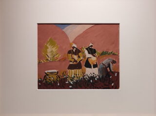 Урал Тансыкбаев. Сбор хлопка .1936