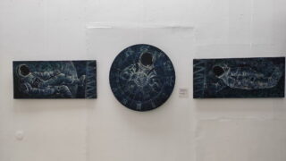 Умида Дустмуратова. Триптих. Космонавты. 2023