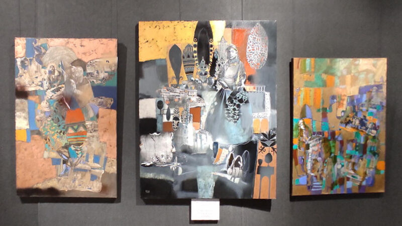 Бобур Исмоилов. Экспозиция с аппликациями (2)