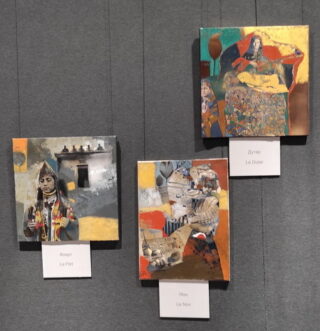 Бобур Исмоилов. Экспозиция с аппликациями